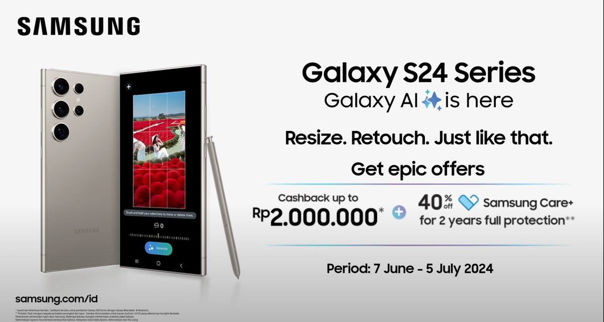 Samsung Galaxy S24 Series campaign asset